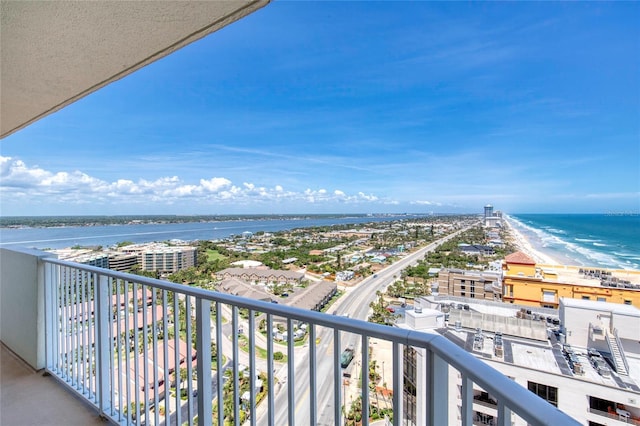 2937 S Atlantic Ave Unit 2001, Daytona Beach, FL 32118 - balcony featuring a water view