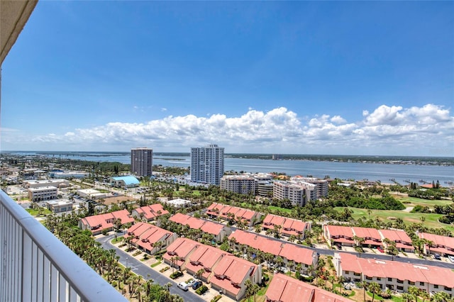 2937 S Atlantic Ave Unit 2001, Daytona Beach, FL 32118 - birds eye view of property featuring a water view and a view of city