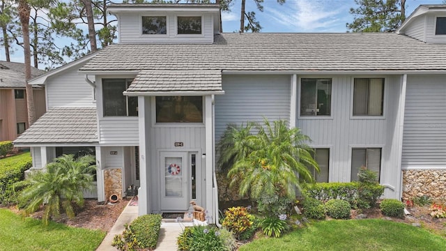 view of front of property with stone siding