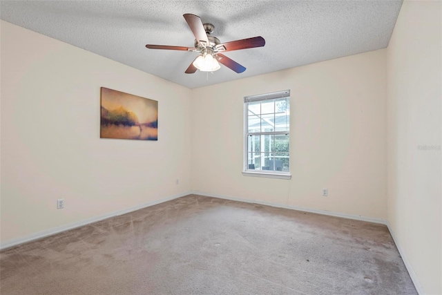49 Louisiana Dr, Palm Coast, FL 32137 - empty room with carpet floors, baseboards, and a textured ceiling