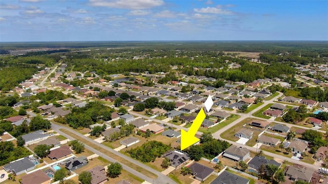 49 Louisiana Dr, Palm Coast, FL 32137 - aerial view of property and surrounding area featuring nearby suburban area