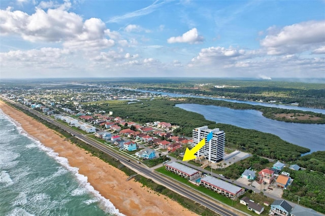 1601 N Ocean Shore Blvd, Flagler Beach, FL 32136 - drone / aerial view of unending shoreline