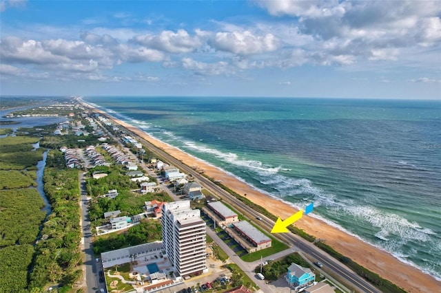 1601 N Ocean Shore Blvd, Flagler Beach, FL 32136 - bird's eye view of expansive beach