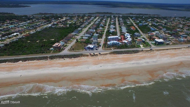 3000 Ocean Shore Blvd Unit 150, Ormond Beach, FL 32176 - bird's eye view featuring a water view, a residential view, and a beach view
