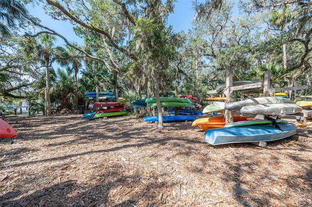22 San Carlos Dr, Palm Coast, FL 32137 - view of jungle gym with view of scattered trees