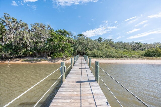 22 San Carlos Dr, Palm Coast, FL 32137 - dock area featuring a water view