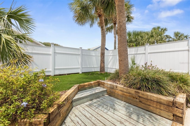 50 Nantucket Dr, Palm Coast, FL 32137 - view of wooden deck