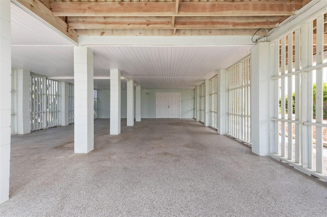 6973 N Oceanshore Blvd, Palm Coast, FL 32137 - view of patio / terrace with a carport