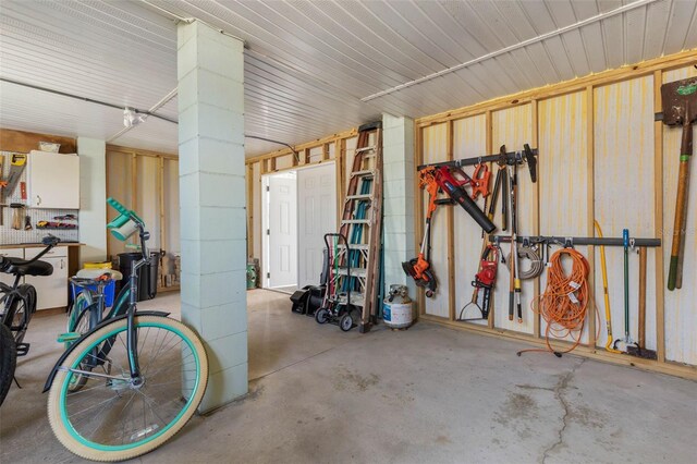 6973 N Oceanshore Blvd, Palm Coast, FL 32137 - view of garage