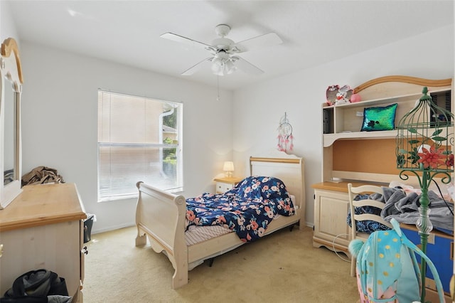 1956 Southern Dunes Blvd, Haines City, FL 33844 - bedroom featuring light carpet and ceiling fan