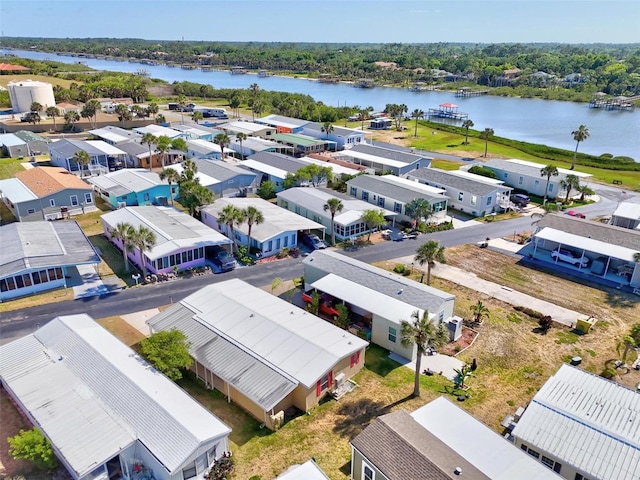 151 Lookout Dr, Flagler Beach, FL 32136 - aerial view of residential area with a nearby body of water