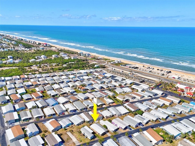 151 Lookout Dr, Flagler Beach, FL 32136 - aerial view of property and surrounding area with expansive coastline