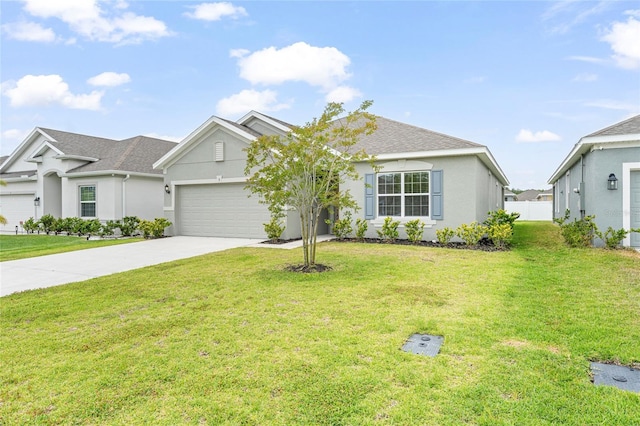 3 Oakleaf Way, Palm Coast, FL 32137 - view of front of home featuring stucco siding, concrete driveway, a garage, and roof with shingles