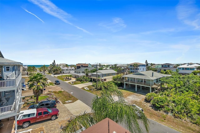 aerial view of residential area