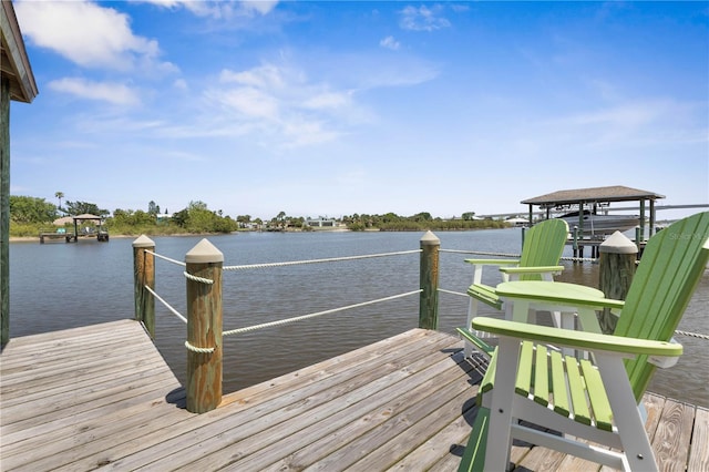 440 Lambert Ave, Flagler Beach, FL 32136 - dock with a water view