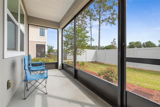 155 Redbud Rd, Palm Coast, FL 32137 - view of unfurnished sunroom