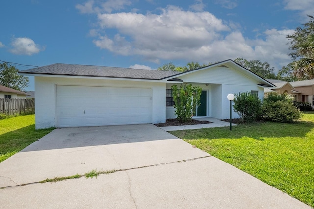 13 Whittington Dr, Palm Coast, FL 32164 - ranch-style home featuring concrete driveway, a garage, and stucco siding