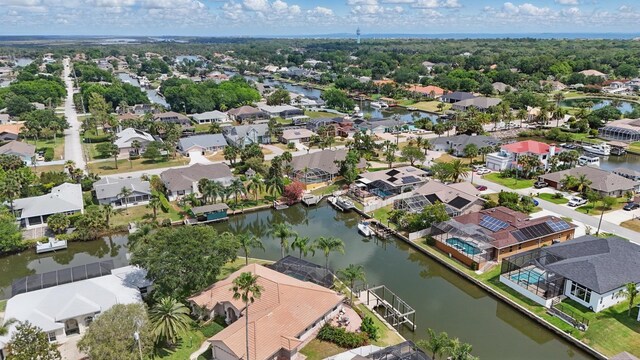 2 Cleveland Ct, Palm Coast, FL 32137 - aerial perspective of suburban area with a nearby body of water