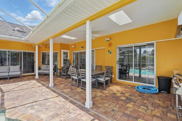2 Cleveland Ct, Palm Coast, FL 32137 - view of patio with outdoor lounge area, an outdoor pool, and outdoor dining area