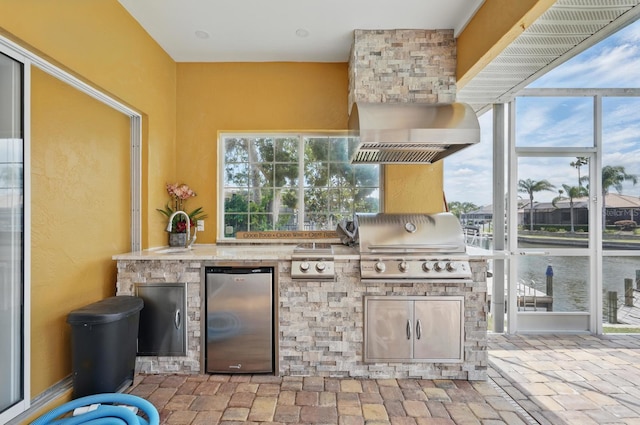 2 Cleveland Ct, Palm Coast, FL 32137 - view of patio / terrace with area for grilling and a lanai