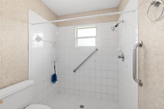 10 Eastwood Dr, Palm Coast, FL 32164 - full bathroom featuring toilet and a tile shower