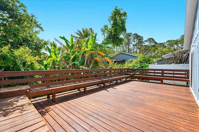 120 Oak Ln, Flagler Beach, FL 32136 - view of wooden terrace