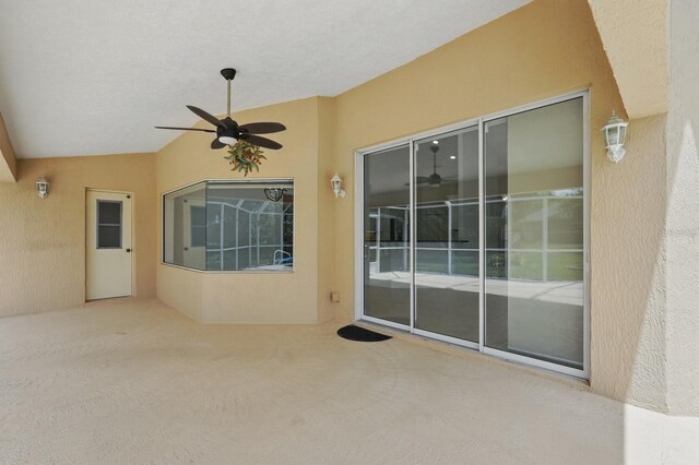 47 Old Oak Dr S, Palm Coast, FL 32137 - view of patio featuring ceiling fan