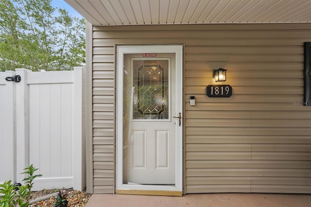 1819 S Flagler Ave, Flagler Beach, FL 32136 - view of doorway to property
