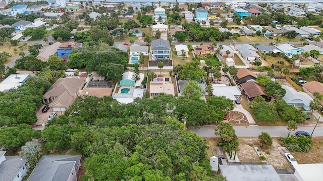 1819 S Flagler Ave, Flagler Beach, FL 32136 - aerial view of property and surrounding area featuring nearby suburban area