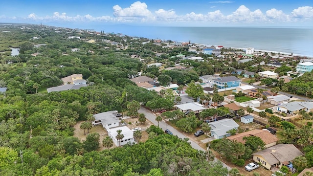 1819 S Flagler Ave, Flagler Beach, FL 32136 - aerial perspective of suburban area with a nearby body of water