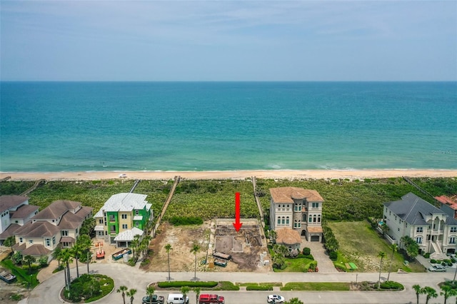52 Ocean Ridge Blvd N, Palm Coast, FL 32137 - drone / aerial view of waterfront with a beach