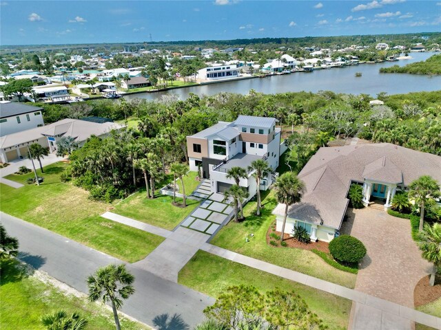 807 N Flagler Ave, Flagler Beach, FL 32136 - aerial view of residential area with a nearby body of water