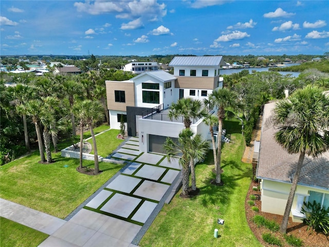 807 N Flagler Ave, Flagler Beach, FL 32136 - aerial view of property and surrounding area with a large body of water