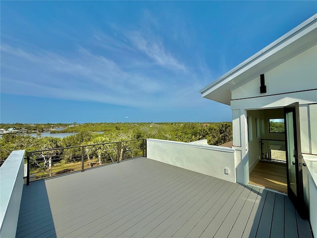 807 N Flagler Ave, Flagler Beach, FL 32136 - view of deck