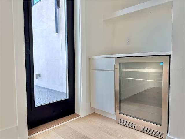 807 N Flagler Ave, Flagler Beach, FL 32136 - detailed view of wine cooler and wood finished floors