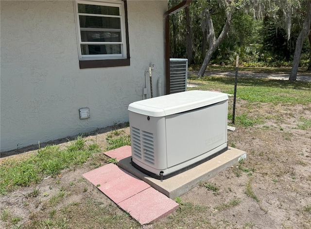 486 S US Highway 1, Oak Hill, FL 32759 - exterior view of a power unit, stucco siding, and central air condition unit