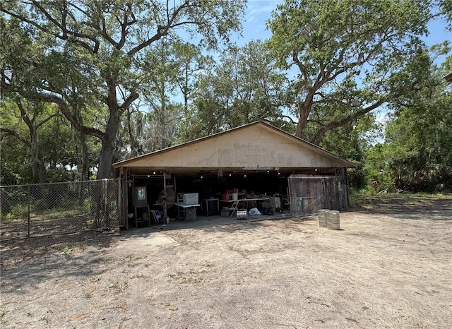486 S US Highway 1, Oak Hill, FL 32759 - view of garage