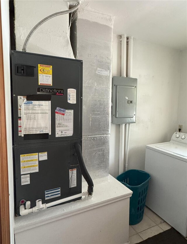 486 S US Highway 1, Oak Hill, FL 32759 - utility room with washer / clothes dryer and electric panel