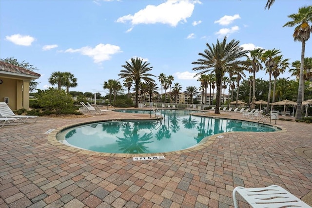 70 Riverview Bnd S Unit 715, Palm Coast, FL 32137 - community pool with a patio area