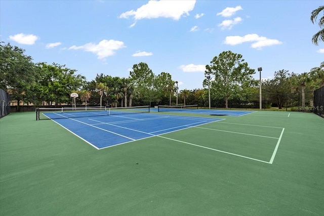 70 Riverview Bnd S Unit 715, Palm Coast, FL 32137 - view of tennis court featuring fence and community basketball court