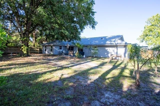 view of back of property