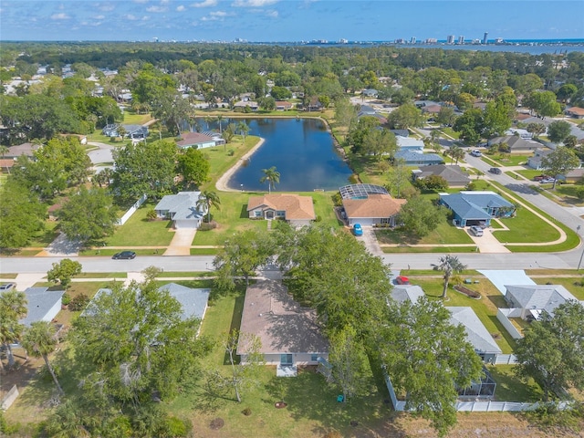 613 Clairmont Ln, South Daytona, FL 32119 - aerial view of property and surrounding area featuring a nearby body of water and nearby suburban area