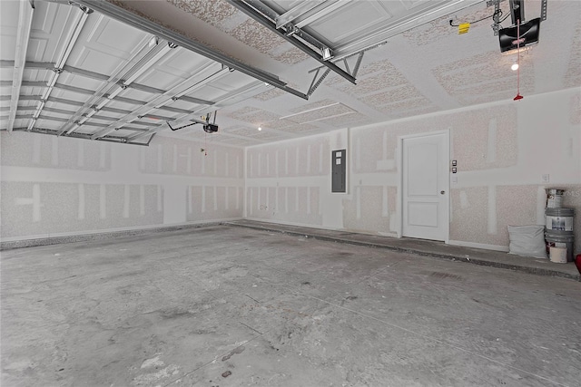 25 Red Top Ln, Palm Coast, FL 32164 - garage featuring electric panel and a garage door opener