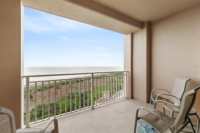 80 Surfview Dr Unit 718, Palm Coast, FL 32137 - balcony featuring a water view