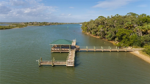 80 Surfview Dr Unit 718, Palm Coast, FL 32137 - dock featuring a water view