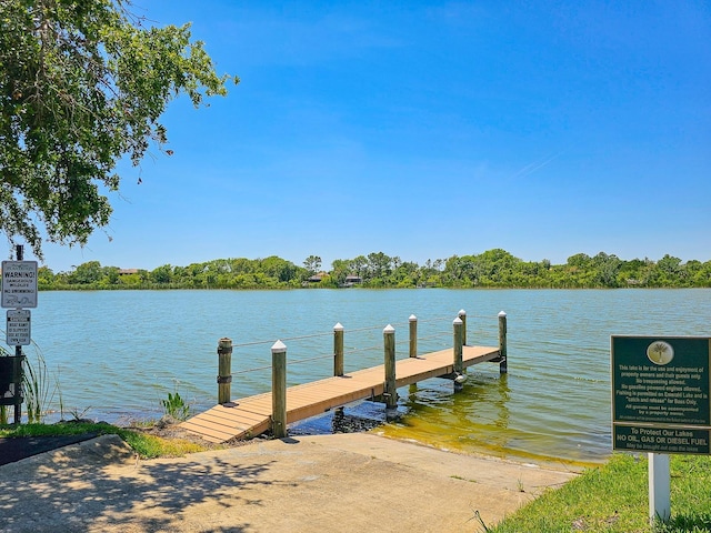 71 N Riverwalk Dr, Palm Coast, FL 32137 - dock area with a water view
