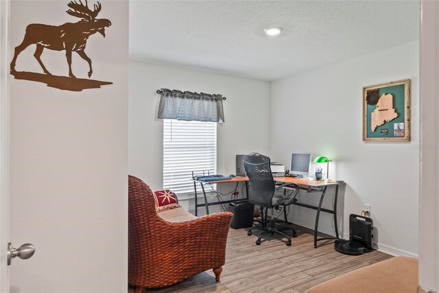 9 Waldron Pl, Palm Coast, FL 32164 - office area with wood finished floors and baseboards