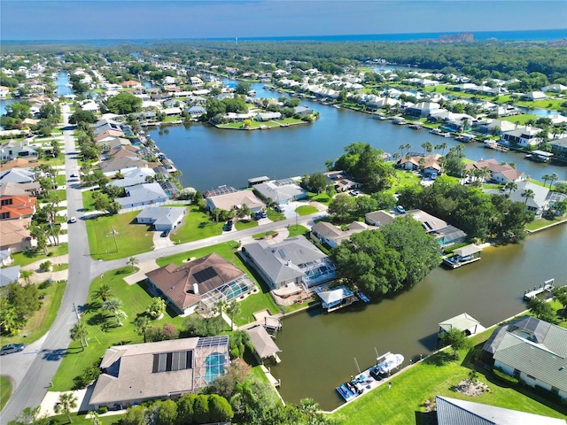 4 Cotton Ct, Palm Coast, FL 32137 - aerial view of property and surrounding area with nearby suburban area and a nearby body of water