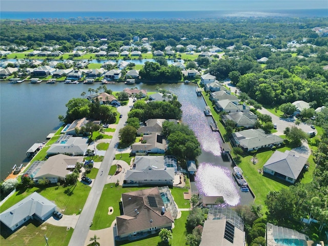 4 Cotton Ct, Palm Coast, FL 32137 - aerial perspective of suburban area featuring a nearby body of water