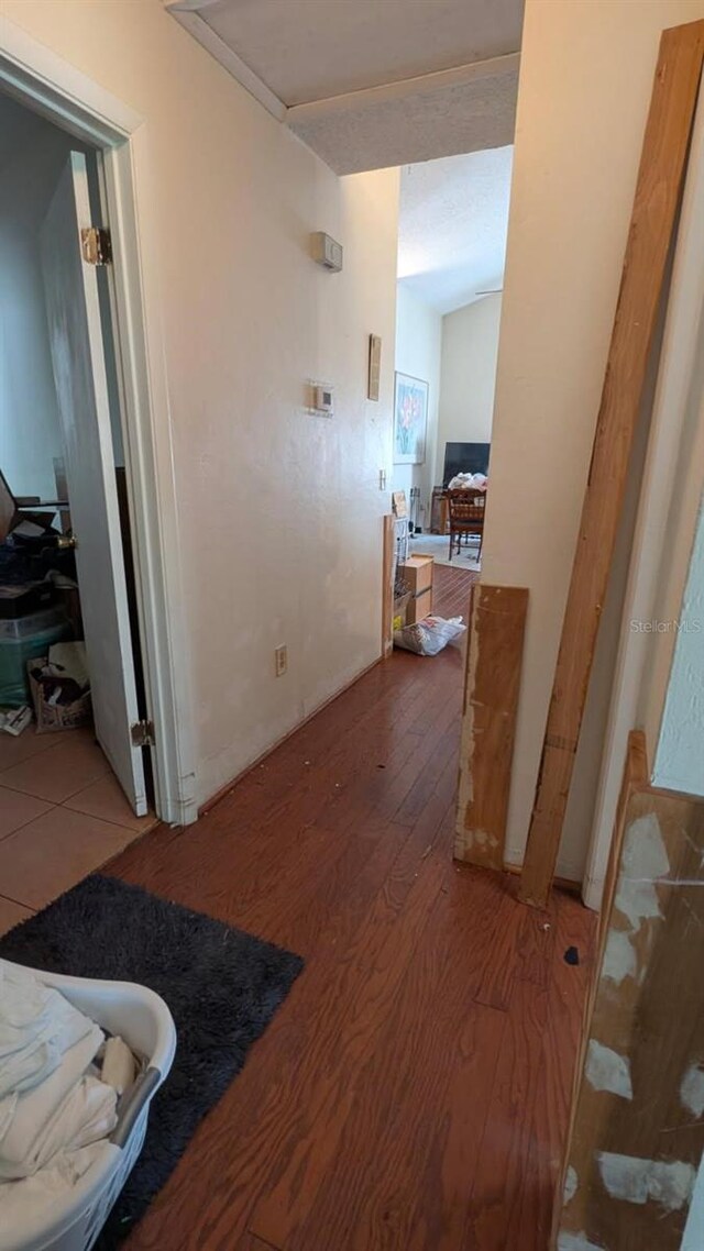 20 Eastgate Ln, Palm Coast, FL 32164 - hallway featuring wood finished floors